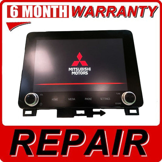Repair Only 2022 - 2024 Mitsubishi Eclipse Cross OEM 8 AM FM Radio Touch Screen Receiver
