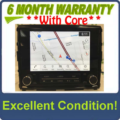 2019 - 2022 Nissan Titan OEM Navigation AM FM Radio Stereo Receiver