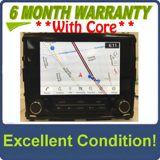2019 - 2022 Nissan Titan OEM Navigation AM FM Radio Stereo Receiver