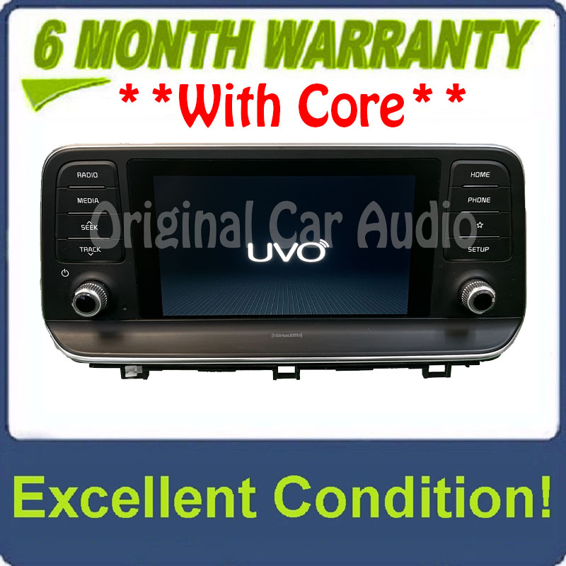2020 - 2022 Kia Telluride OEM AM FM XM Radio Multi Media Display Screen Receiver