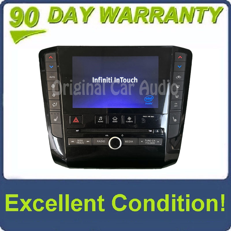 2019 - 2023 INFINITI QX50 OEM CENTER 7" SCREEN DISPLAY MONITOR TEMP AC CLIMATE CONTROL W/ HEATED SEATS