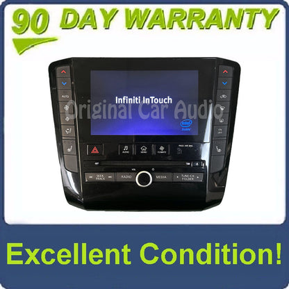 2019 - 2023 INFINITI QX50 OEM CENTER 7" SCREEN DISPLAY MONITOR TEMP AC CLIMATE CONTROL W/ HEATED SEATS