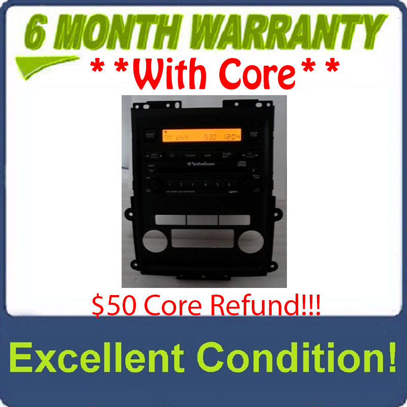 2009 2010 2011 2012 Nissan Frontier Rockford Fosgate Radio MP3 & 6 CD Player