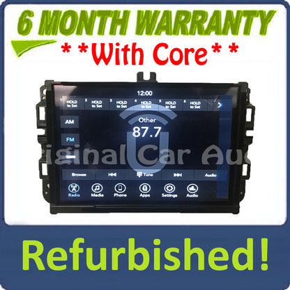 Refurbished 17 18 19 20 Jeep Cherokee AM FM Radio w/ 8.4" Display Screen OEM