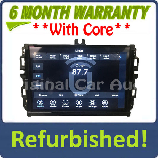 Refurbished 17 18 19 20 Jeep Cherokee AM FM Radio w/ 8.4" Display Screen OEM
