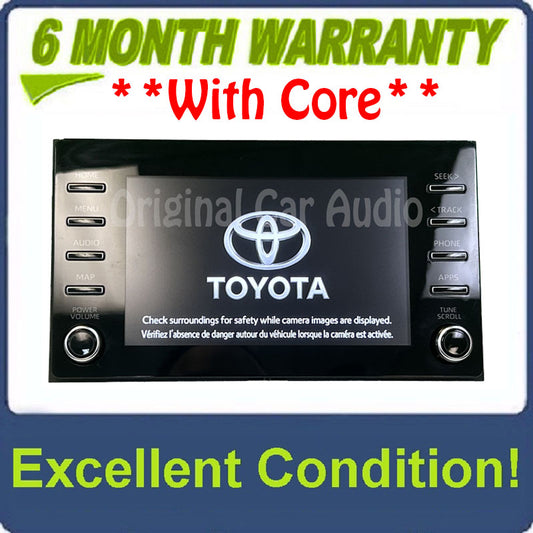 2020 - 2022 Toyota Prius OEM AM FM CD Navigation Audio Radio Player Display Screen