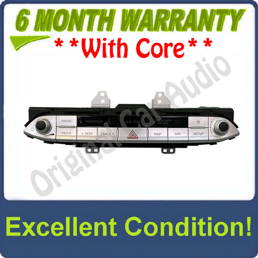 2019 - 2020 KIA STINGER AUDIO RADIO MEDIA PLAYER OEM Navigation AM FM XM Receiver