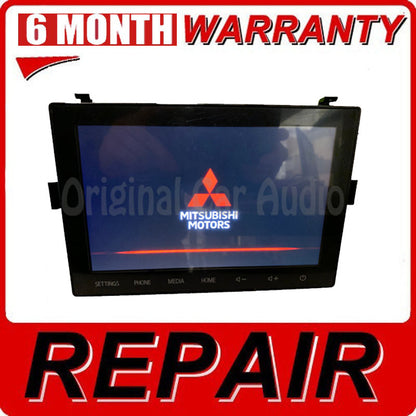 Repair 2020 - 2023 Mitsubishi Outlander OEM Multi Media Radio Receiver Touch screen Repair only