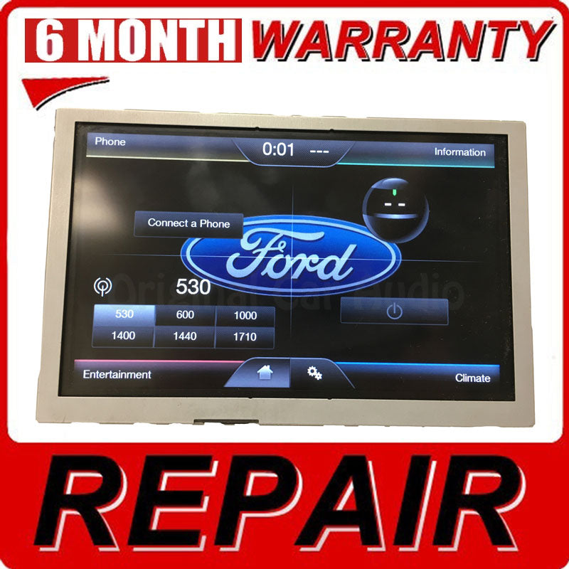 REPAIR 2011 - 2015 Ford OEM Sync 2 Touch Screen Information Display REPAIR ONLY