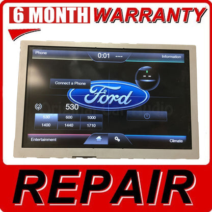 REPAIR 2011 - 2015 Ford OEM Sync 2 Touch Screen Information Display REPAIR ONLY