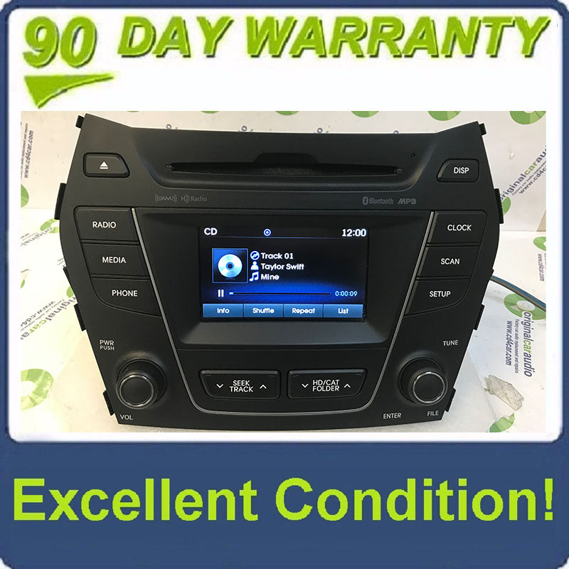 2013 - 2016 Hyundai Santa Fe OEM AM FM XM Radio CD Player Receiver