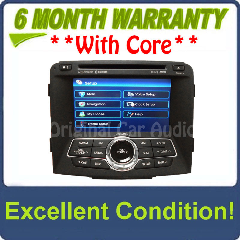 2011 - 2012 Hyundai Sonata OEM Navigation GPS Satellite XM Radio CD Player