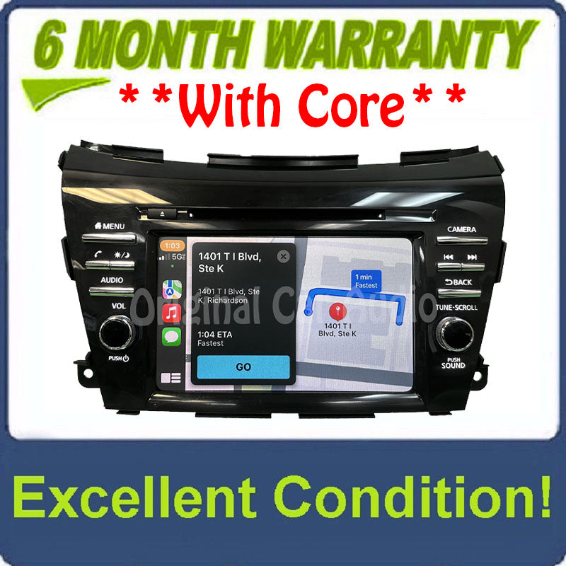 2023 - 2024 Nissan Murano OEM AM FM CD Apple Carplay Radio Receiver