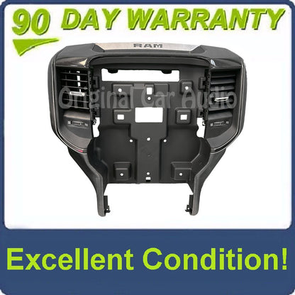 2019 - 2022 Ram 1500 OEM Instrument Panel Mopar Bezel ONLY W/ Vents