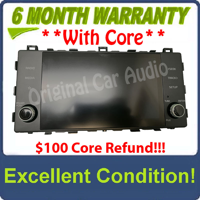 2022 - 2024 Kia Carnival  OEM Navigation Radio Information Center Display Screen Monitor Panel Assembly ONLY