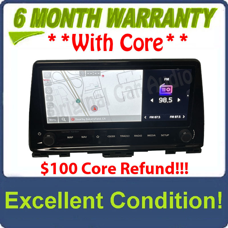 2022 - 2024 Kia Forte OEM Radio Receiver Harman Kardon Audio GPS Navigation 10.25" Display Screen - Digital