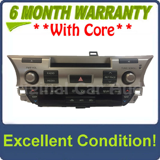2013 - 2014 Lexus ES300H ES350 OEM AM FM XM HD Radio CD Player Receiver P10288