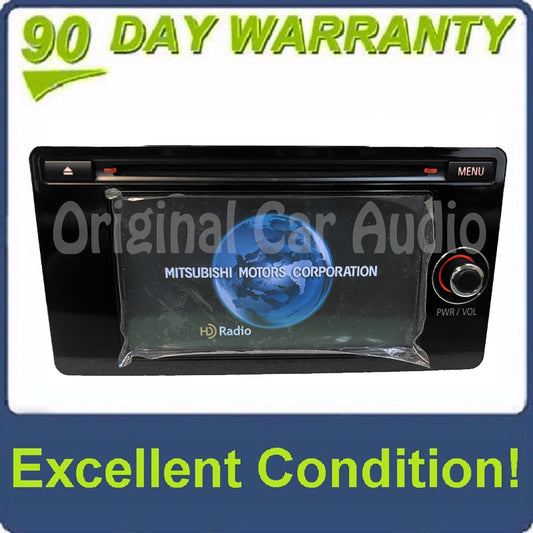 2014 - 2015 Mitsubishi Lancer Outlander OEM AM FM Radio Receiver Display CD Player