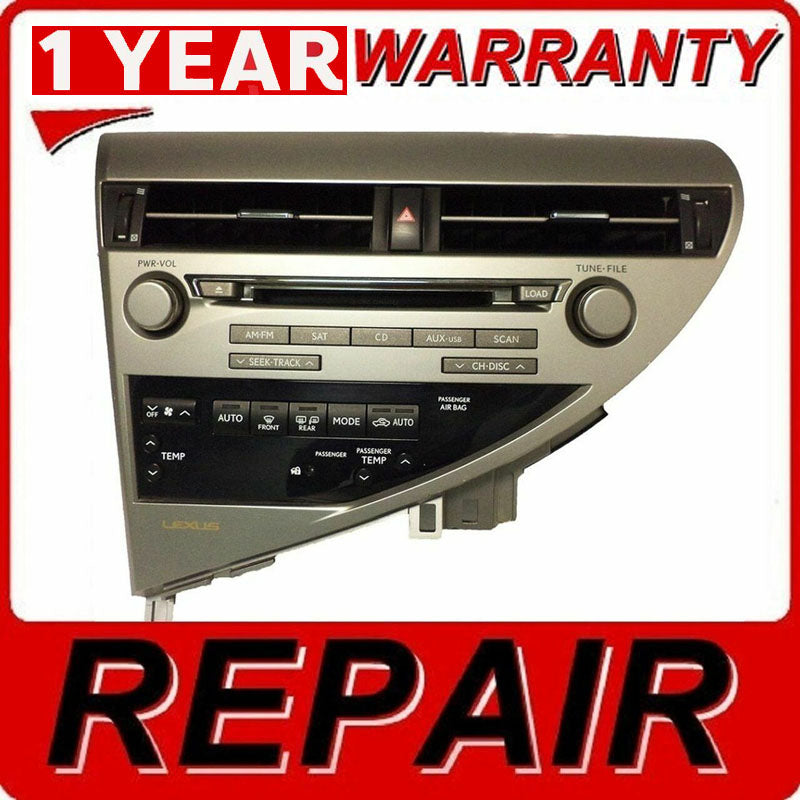 REPAIR YOUR 2009 - 2016 LEXUS OEM RX350 RX450h FACTORY 6 Disc Changer CD Player Mainboard Replacement