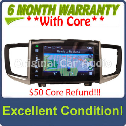 2016 - 2018 Honda Pilot OEM Navigation GPS Touchscreen Radio Receiver