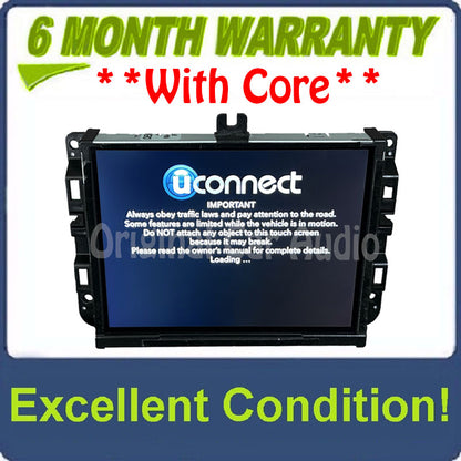 2019 Ram Truck 1500 OEM AM FM Radio Touch Screen 8.4" VP2_8.4 DT SXM