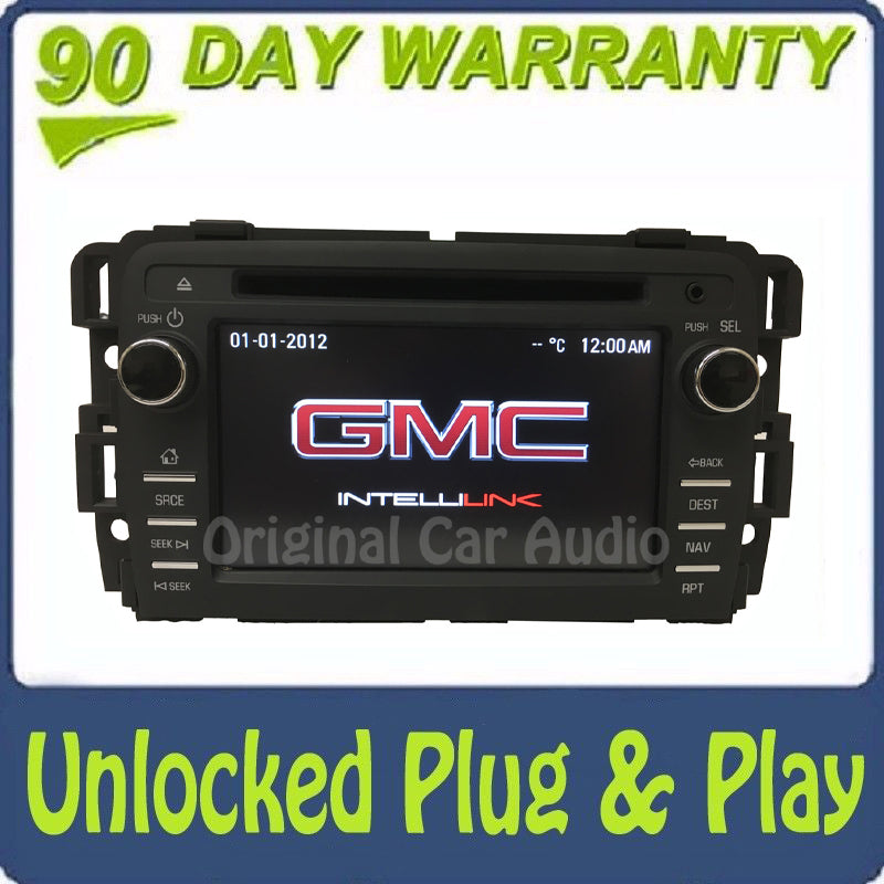 UNLOCKED 2013 - 2014 GMC Acadia OEM MyFi Intellink Touch Screen Navigation XM HD Radio