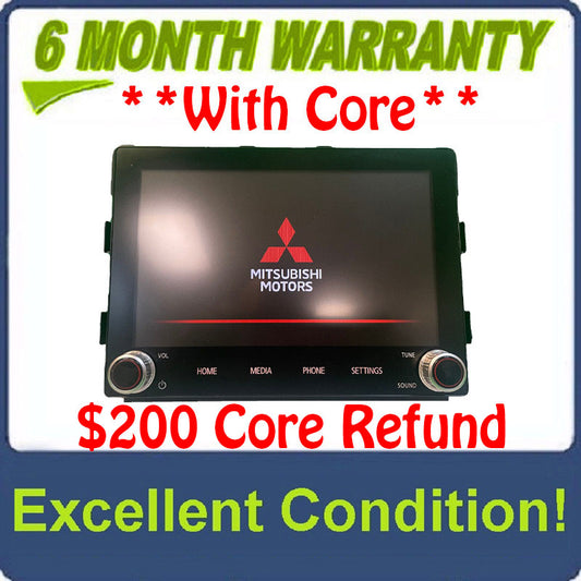 2020 - 2021 Mitsubishi Outlander Sport OEM AM FM Radio Touch Screen Receiver