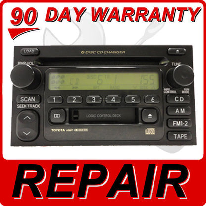 Toyota Repair Service Radio Audio 6 Disc Changer CD Player JBL