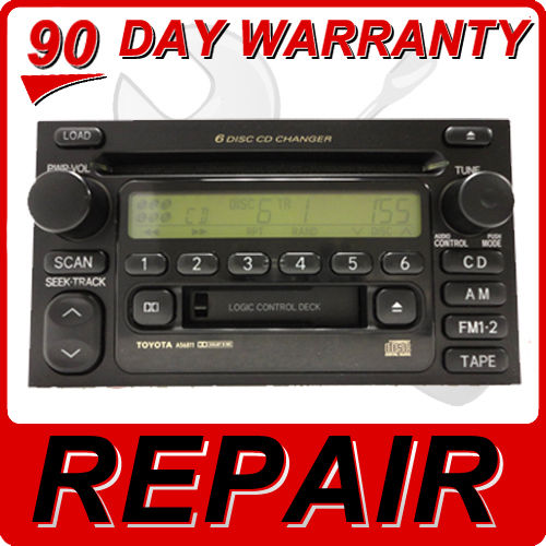 Toyota Repair Service Radio Audio 6 Disc Changer CD Player JBL