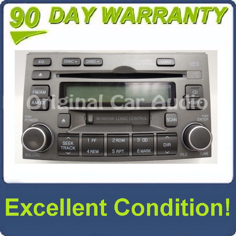 2006 2007 2008 Hyundai Azera OEM 6 Disc CD Changer Player AM FM Radio Receiver GREY