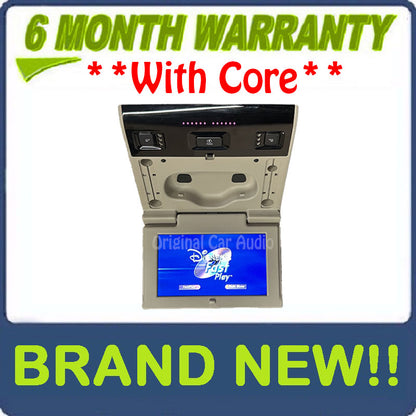 NEW 2015 - 2020Chevrolet Chevy GMC Cadillac OEM 3rd Row Rear Seat Entertainment DVD Display Monitor SHALE