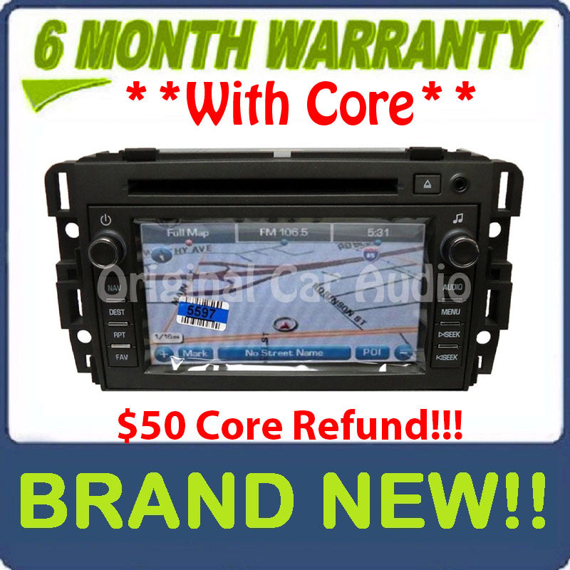 Buick Lucerne OEM Navigation Radio GPS CD DVD Player