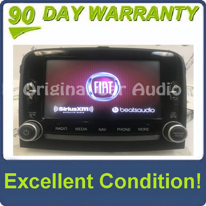2014 - 2016 Fiat 500 OEM Navigation AM XM FM Radio Media Player VP3 330 NA