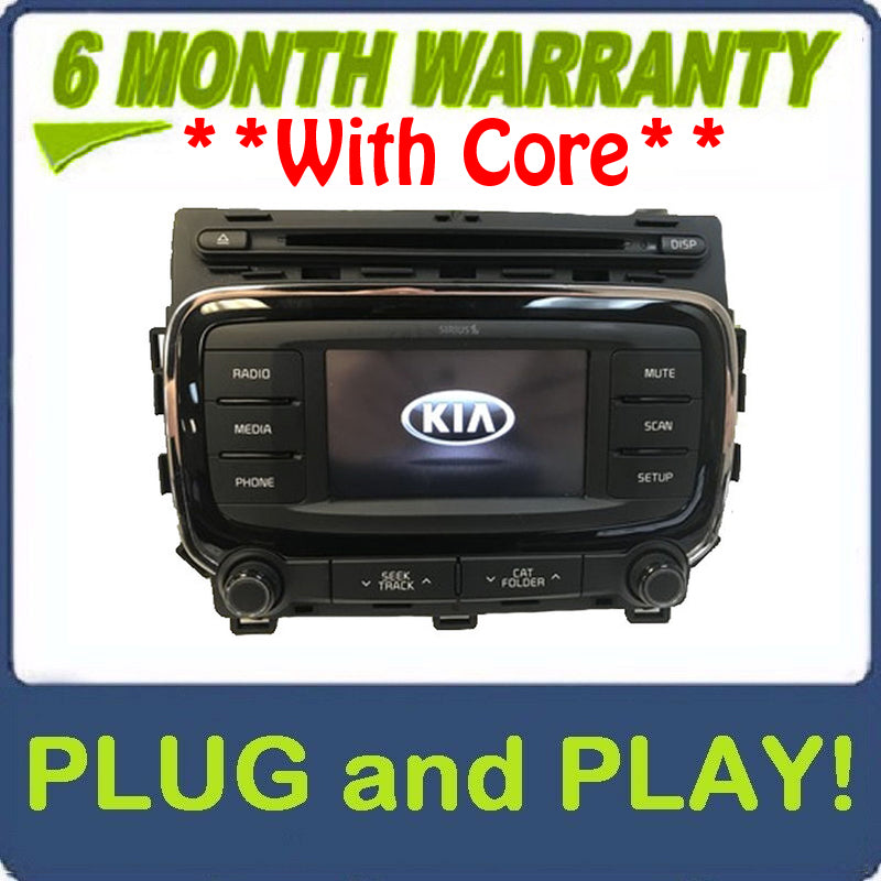 2017 - 2018 Kia Forte OEM AM FM XM Radio CD Player Receiver