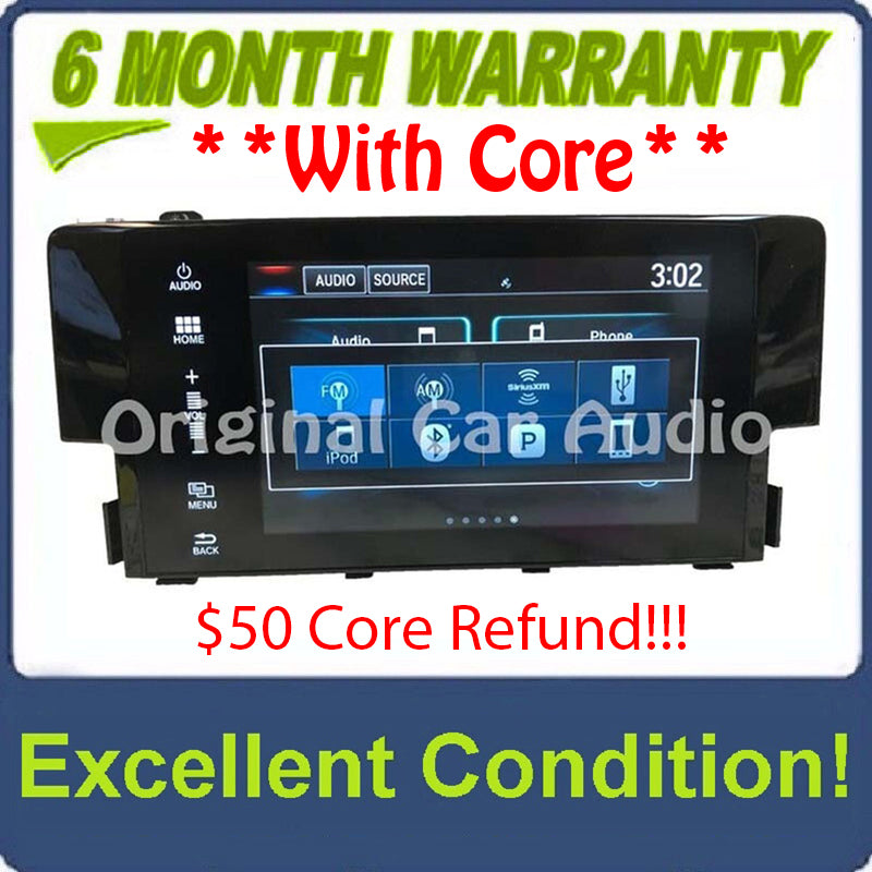 2016 - 2018 Honda Civic OEM Navigation Display Touch Screen Only 7-inch