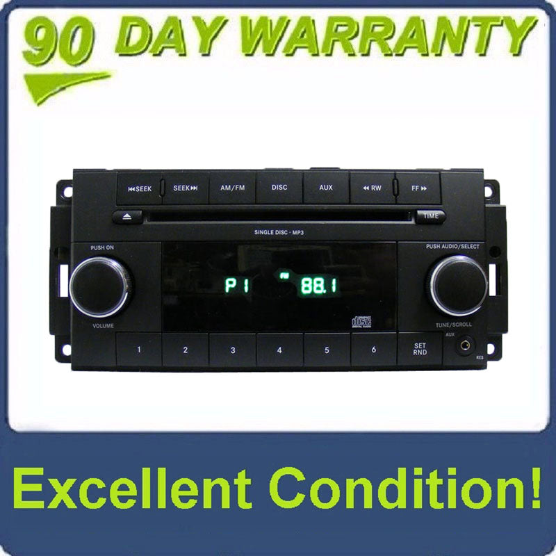 2007 - 2012 JEEP DODGE CHRYSLER OEM AM FM Radio Stereo MP3 CD Player Receiver RES