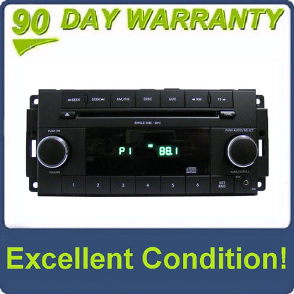 2007 - 2012 JEEP DODGE CHRYSLER OEM AM FM Radio Stereo MP3 CD Player Receiver RES