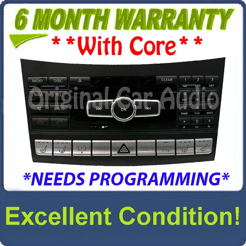 2014 - 2017 Mercedes E-Class OEM Navigation Command Head Unit GPS Single CD Audio