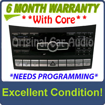 2014 - 2017 Mercedes E-Class OEM Navigation Command Head Unit GPS Single CD Audio