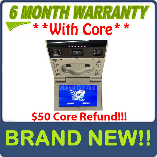 Brand New 2017 - 2020 Chevrolet Chevy GMC Cadillac OEM Rear Seat Entertainment DVD Display Monitor SHALE