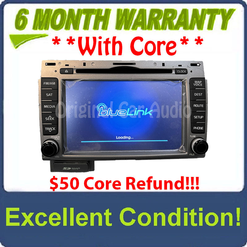 2015 Kia Sportage OEM Navigation AM FM Radio SD Card CD Player Receiver Grey