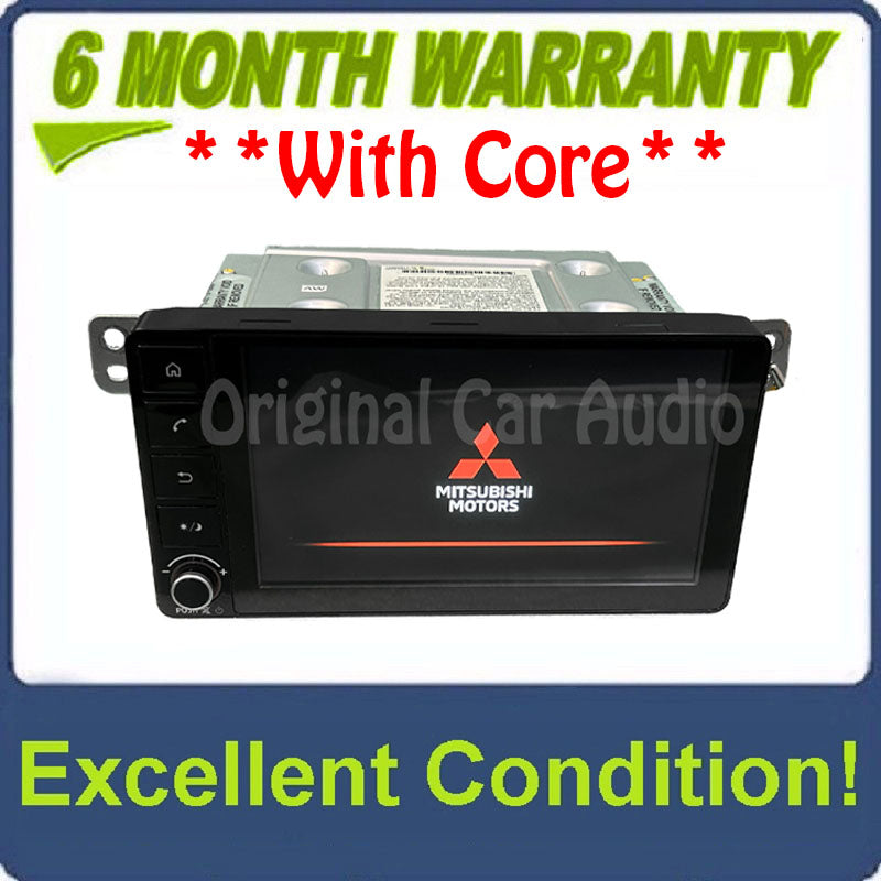 Blemished 2018 - 2023 Mitsubishi Mirage G4 OEM Multimedia AM FM Radio Touch Screen Receiver
