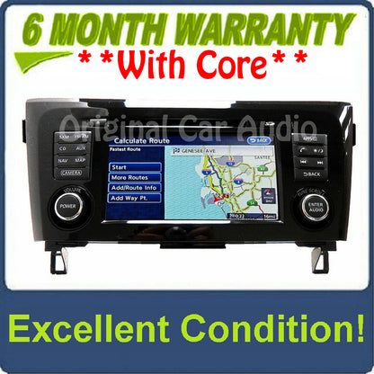 2016 - 2018 NISSAN Rogue OEM Navigation AM FM XM Radio CD Player Receiver