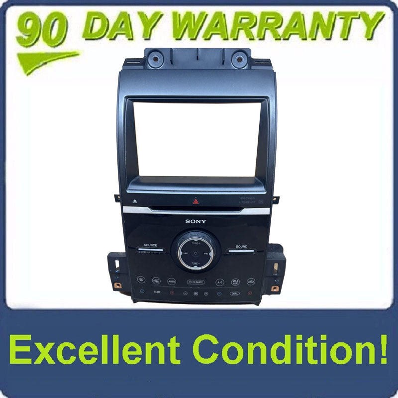 2013 - 2019 Ford Taurus OEM Sony Radio Display AC Control Panel Bezel
