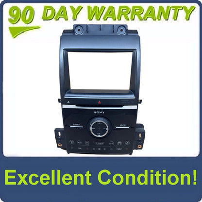 2013 - 2019 Ford Taurus OEM Sony Radio Display AC Control Panel Bezel