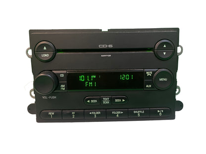 2007 Ford FREESTYLE 500 FIVE-HUNDRED Mercury MARINER MONTEGO OEM AM FM Radio AUX MP3 6 Disc CD Changer Player Stereo Receiver