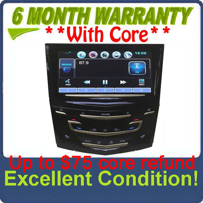 2013 - 2019  Cadillac Navigation Bluetooth Touch Screen Display Control Panel Unit With Heated Seat Option ONLY