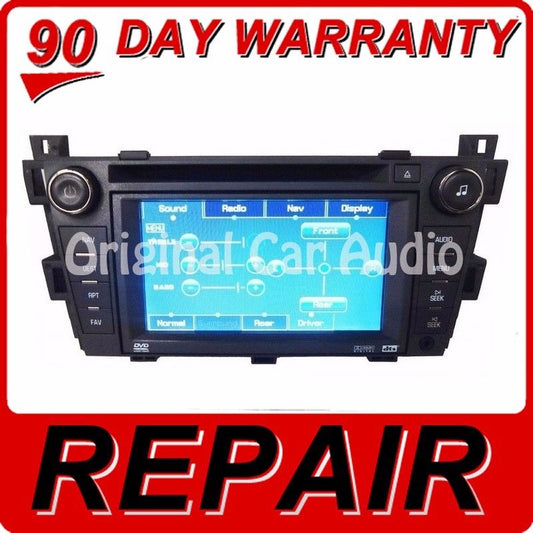 REPAIR SERVICE 2006 2007 2008 2009 2010 2011 CADILLAC DTS SRX OEM NAVIGATION CD RADIO SUPERNAV GPS 6 DISC DVD FIX