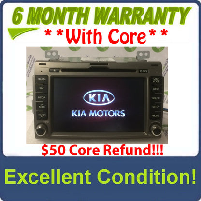 2010 - 2013 Kia Sportage OEM Navigation Radio Sat CD Player Receiver