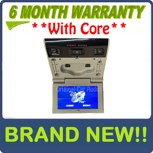 Brand NEW 2015 - 2020 Chevrolet Chevy GMC Cadillac OEM Rear Seat Entertainment DVD Display Monitor SHALE
